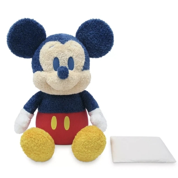 Huge Large 15"Official DISNEY Mickey Mouse Weighted Plush Toy W/ Removable Pouch - Picture 1 of 5